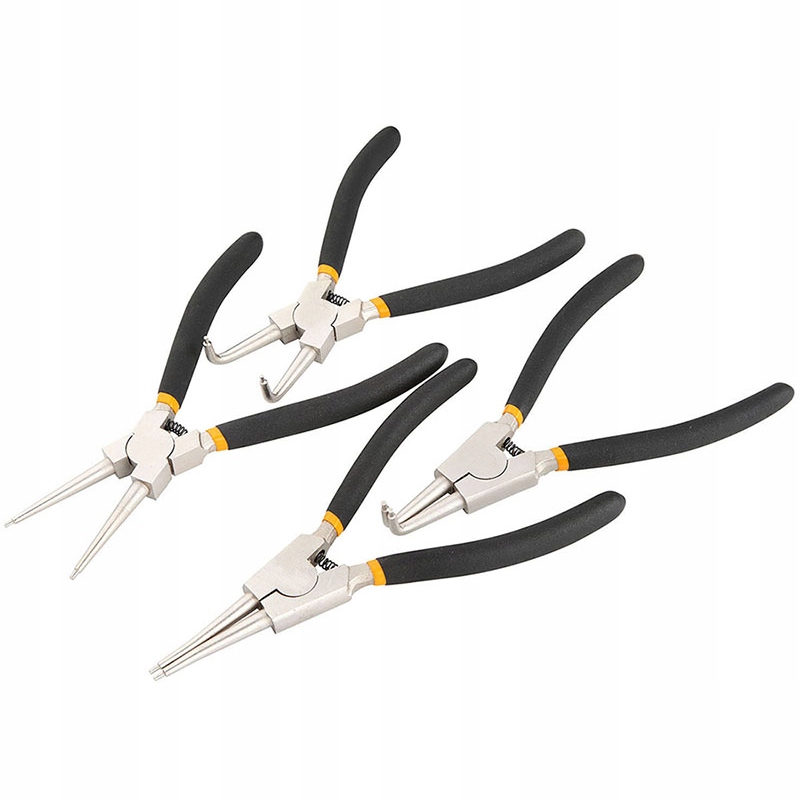 Kleště Na Segerové Kroužky 180 MM, Sada 4 Ks