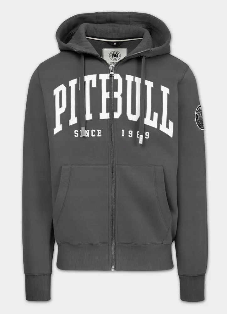 Pánská Rozepínací Mikina s kapucí Pitbull Norton Regular Střih L