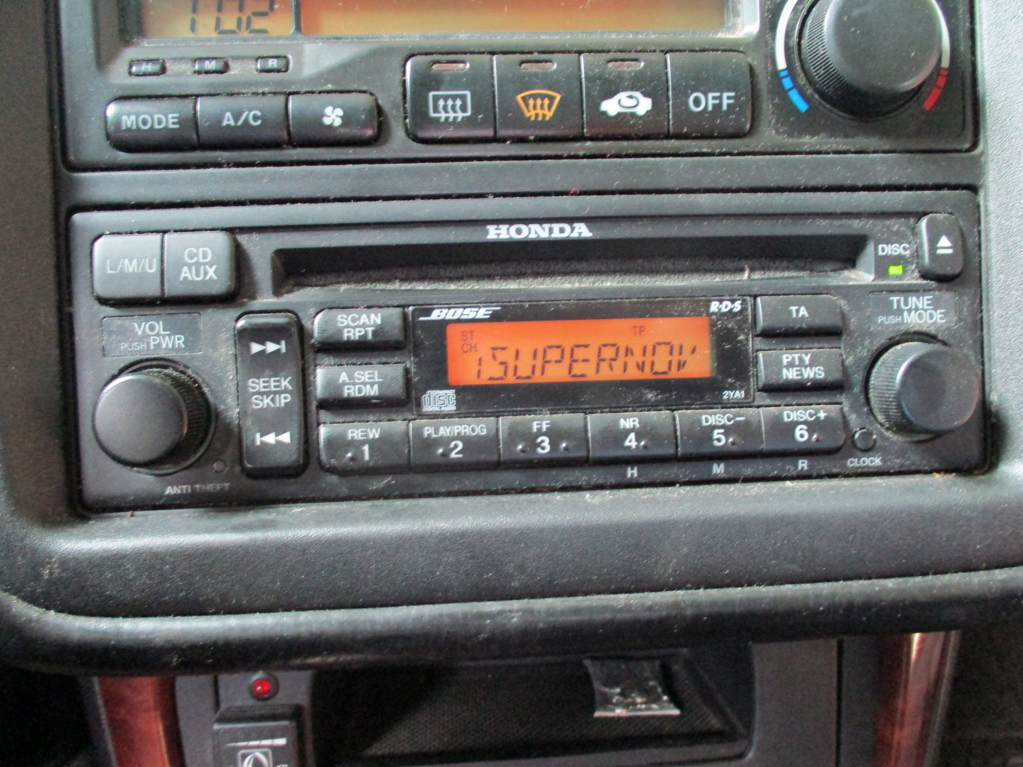 MF721R0 39101-S1A-G110-M1 - HONDA ACCORD VI 01R головний пристрій BOSE RADIO CD