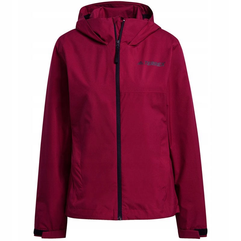 

Kurtka damska adidas Terrex Rain Rdy ciemnoróżowa