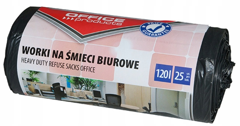 

Worki na śmieci mocne 120l 25szt