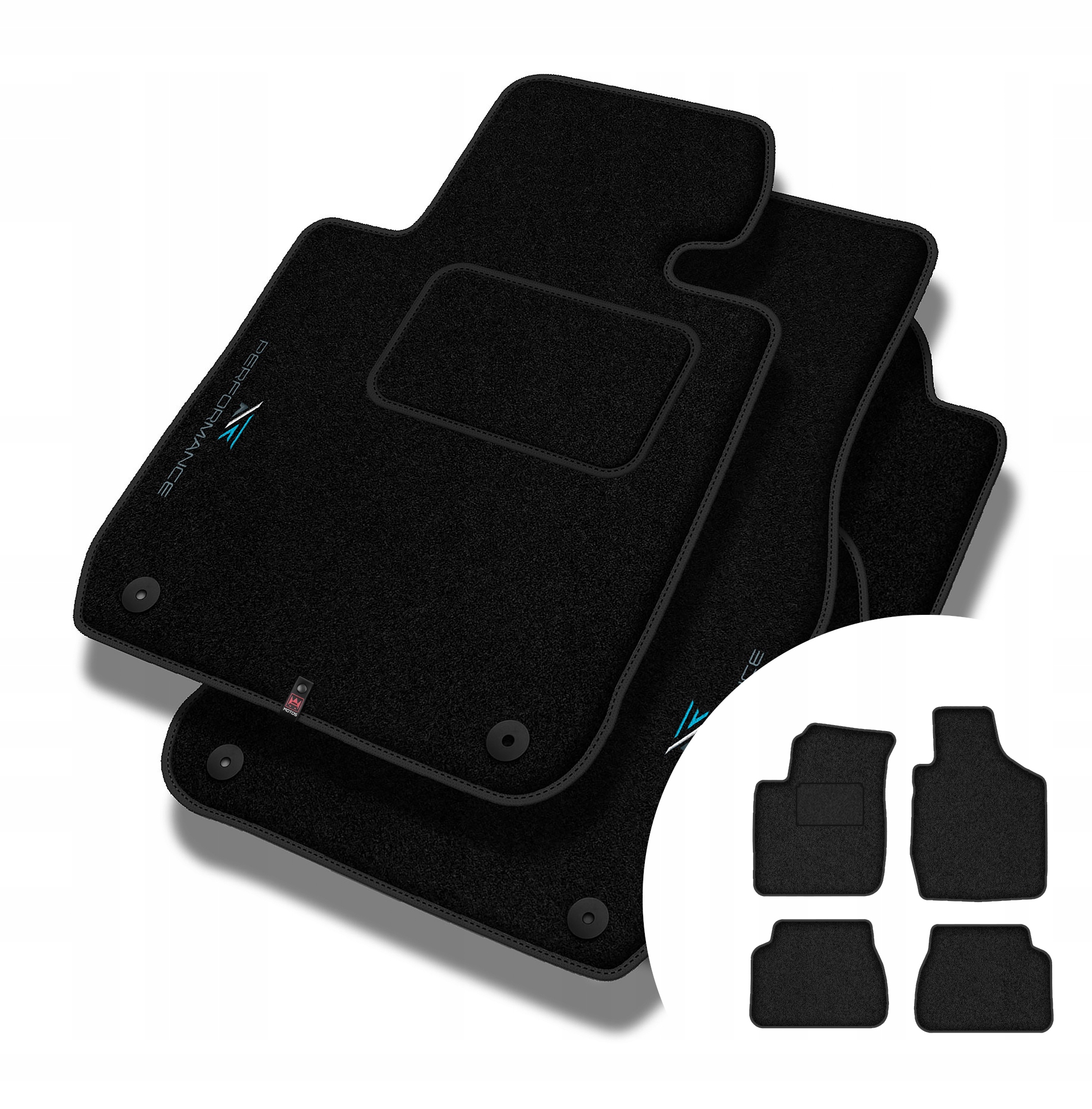 Velurové koberce Performance pro Kia Rio I 2000-2005