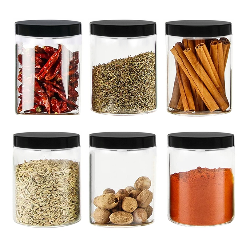 

Słoik plastikowy 300ml pojemnik 0,3L przyprawy x6