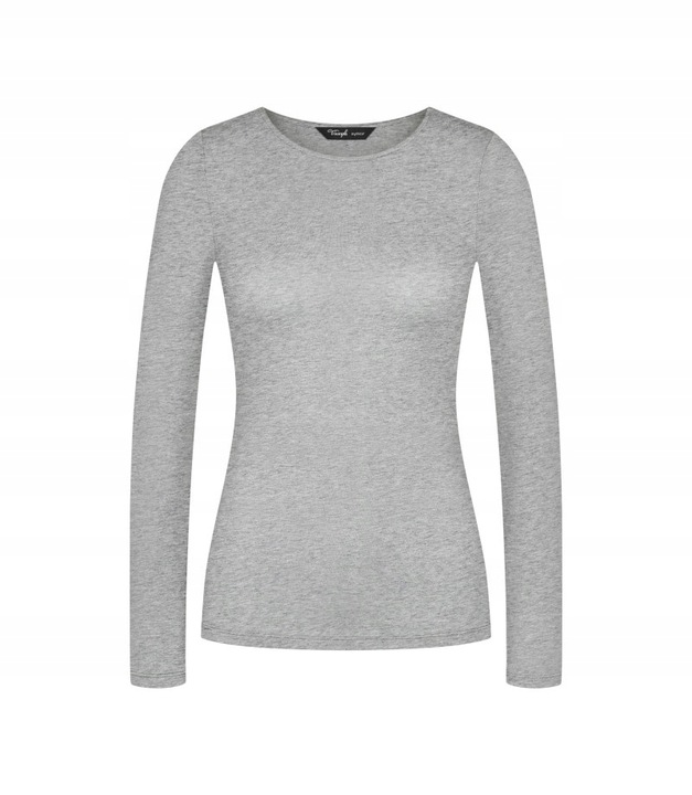 Šedá dámská mikina s dlouhým rukávem Wełnia 100% Triumph s dlouhým rukávem, velikost M