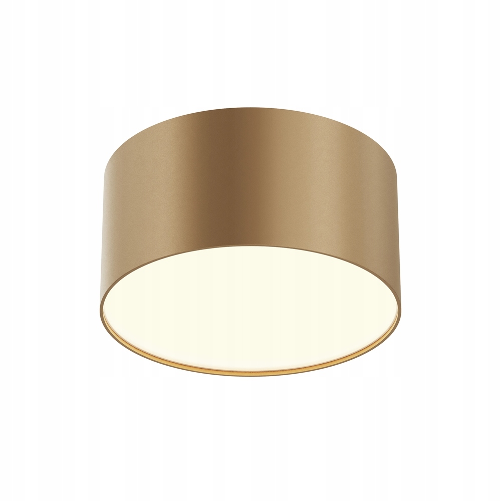 Stropní svítidlo stropní svítidlo kulatý 12 cm matná zlatá Led 3000K do obývacího pokoje Maytoni