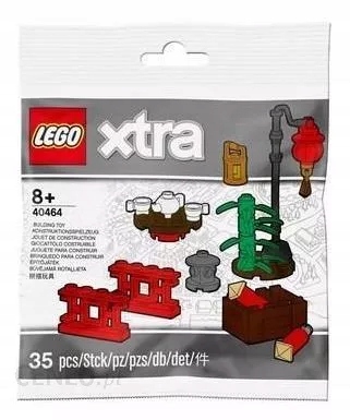 LEGO xtra akcesoria latarnia bambus płotek 40464