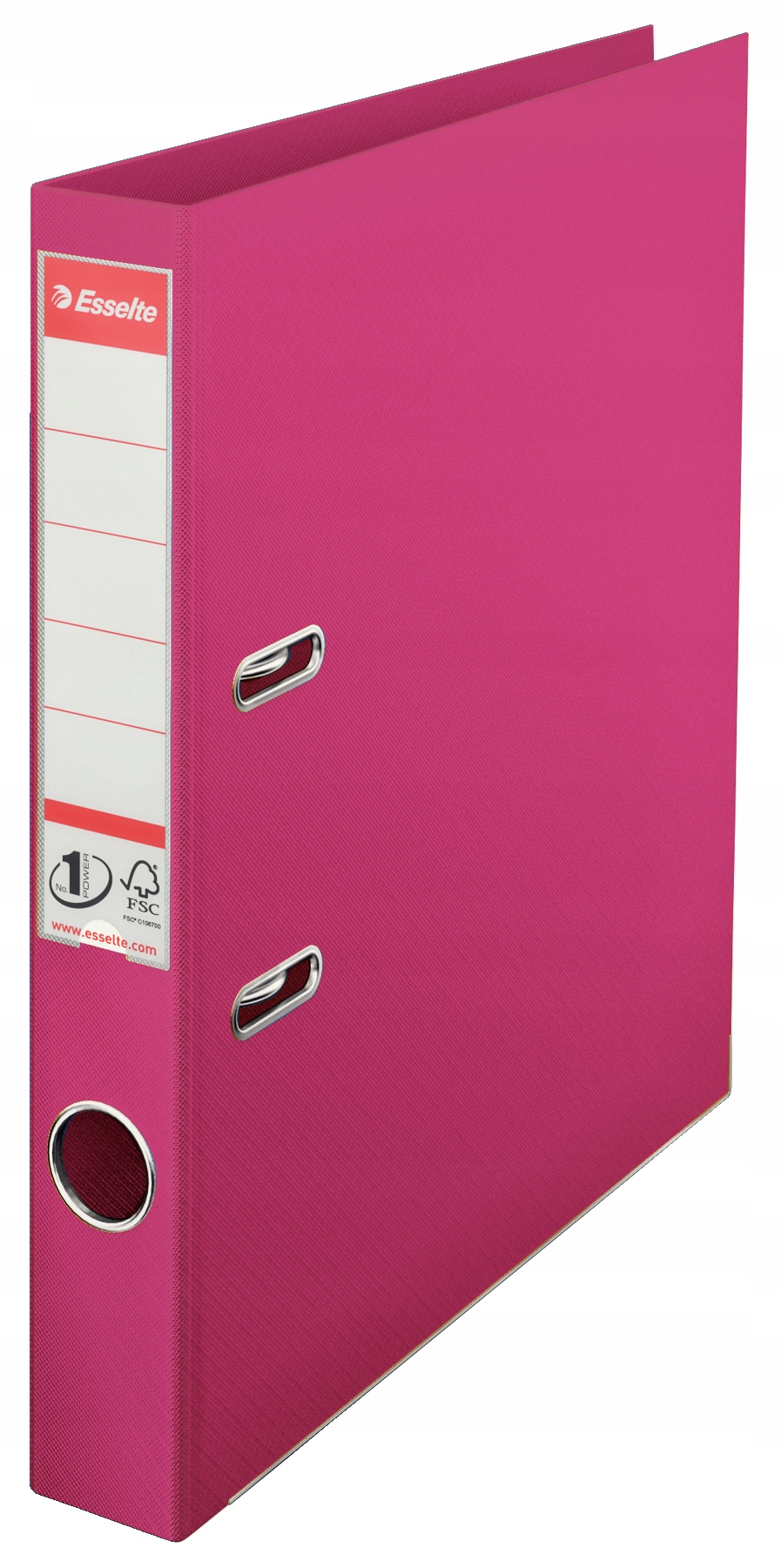 

Segregator Esselte No.1 A4/50 standard fuksja róż