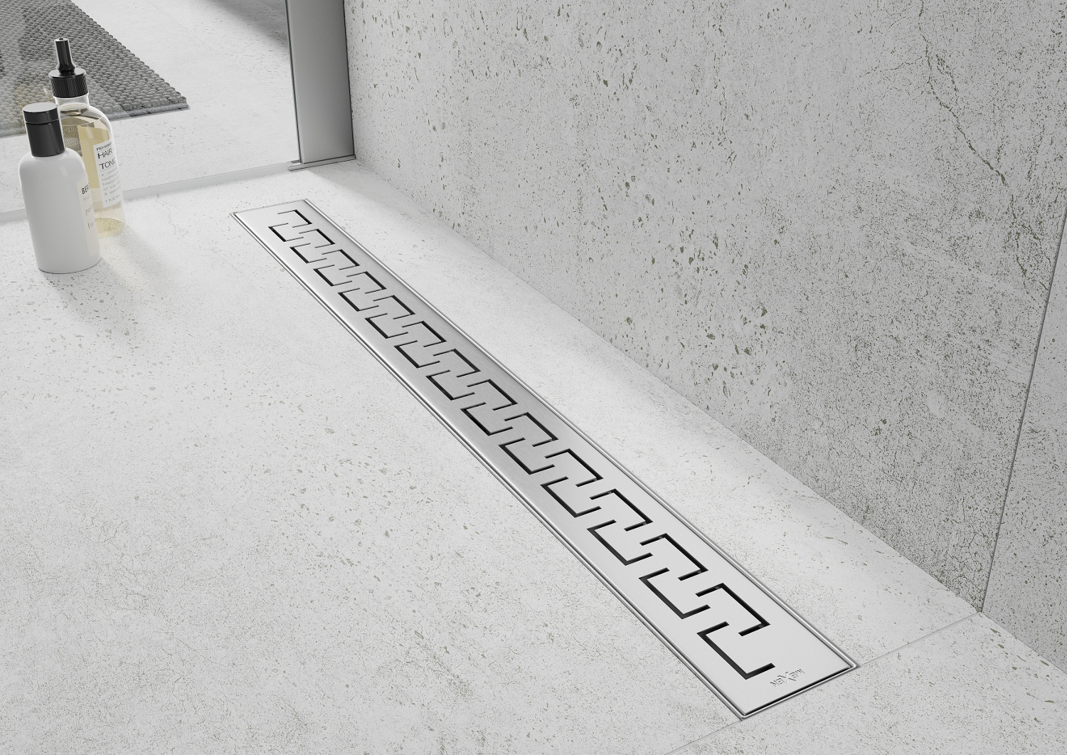 MEXEN 360 ODPŁYW LINIOWY OBROTOWY 70 CM 10 WZORÓW Głębokość 52 mm