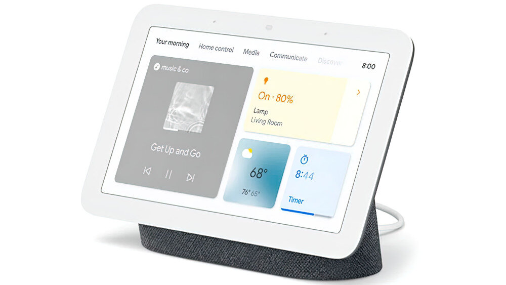 GOOGLE Nest Hub 2 Gen Czarny Komunikacja Bluetooth