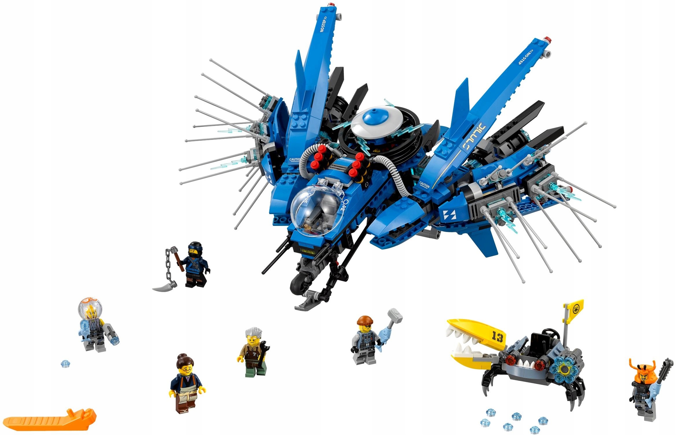 LEGO NINJAGO MOVIE 70614 Odrzutowiec Błyskawica Numer produktu 70614