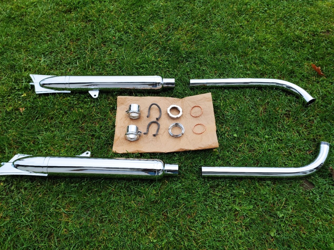 Tlumiče Výfuku Koleno Chrom Ifa BK-350 Mz