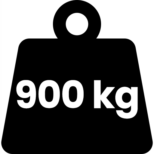 METALOWY REGAŁ MAGAZYNOWY DO 900KG WYTRZYMAŁY STABILNY 6 PÓŁEK 222x110x50cm Wysokość produktu 222 cm