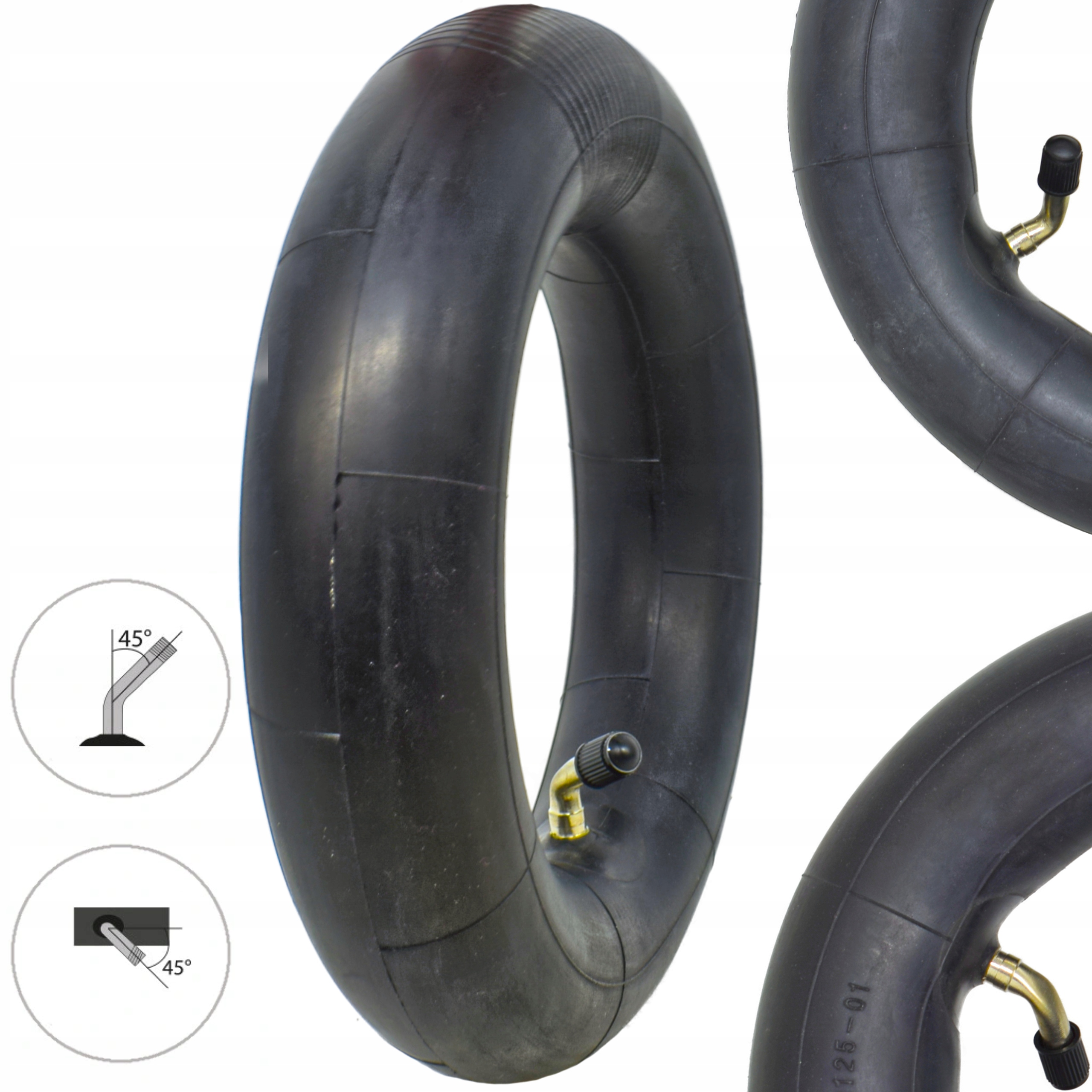 Dętka Hulajnoga 8.5x2 Wentyl 45°/45° Do Hulajnogi Xiaomi Vsett Kukirin
