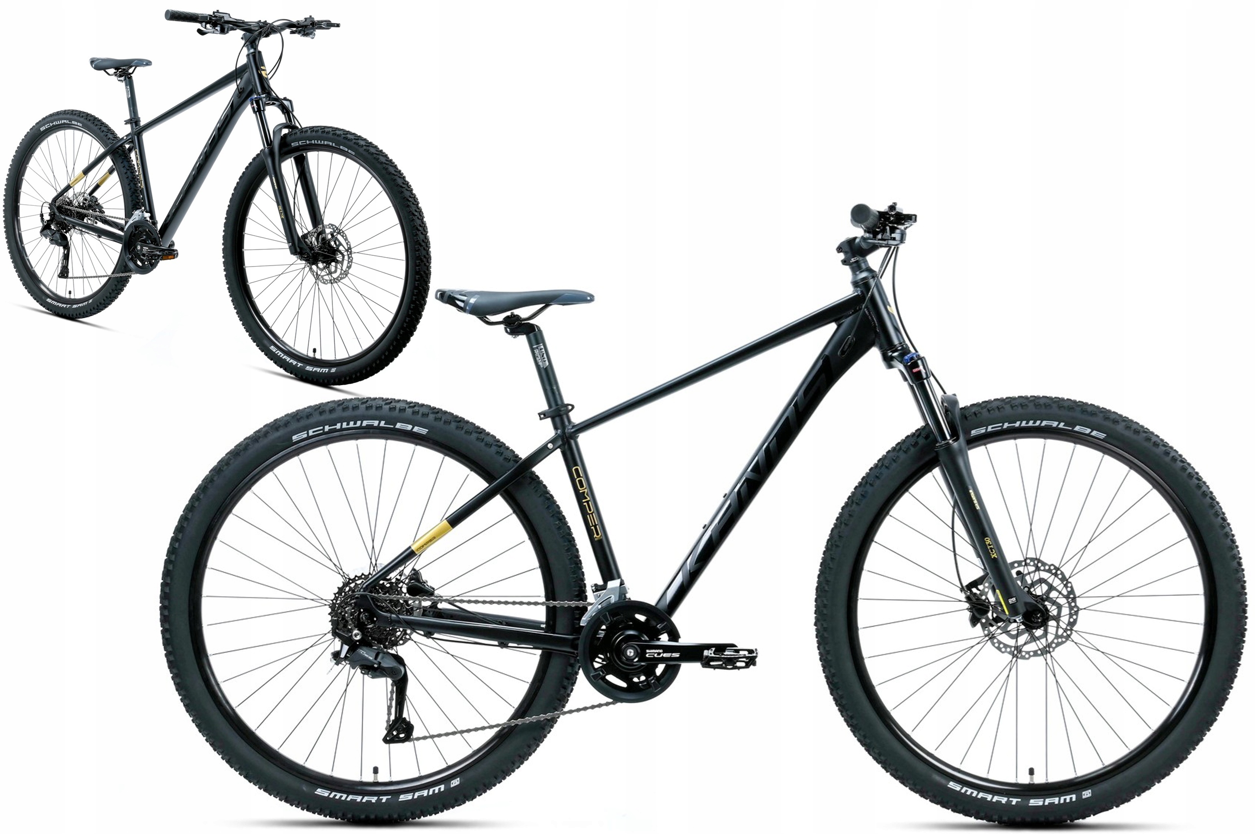 Rower Mtb 29" Kands Comp-er rama 21" czarny złoty R26