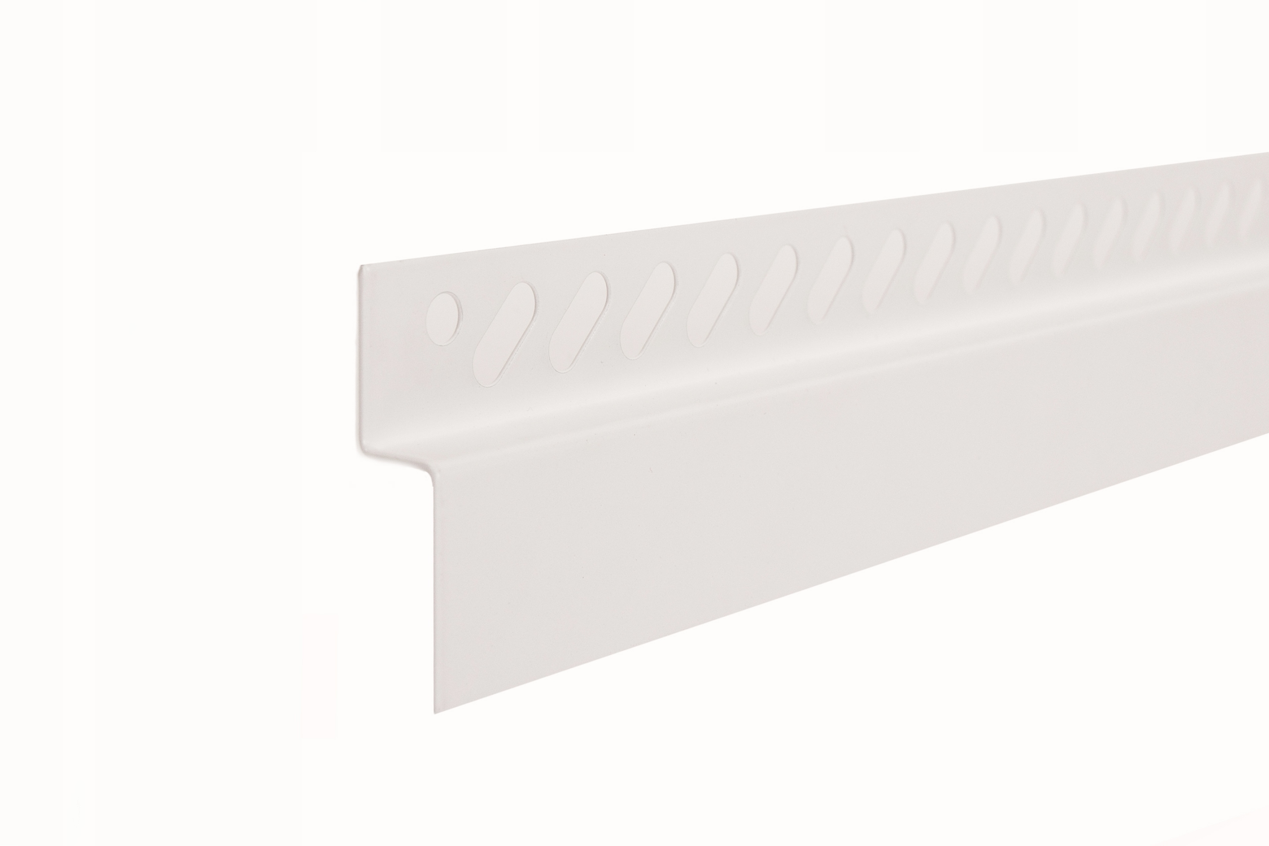 

Listwa spadkowa przyścienna, prawa 120 cm, biała
