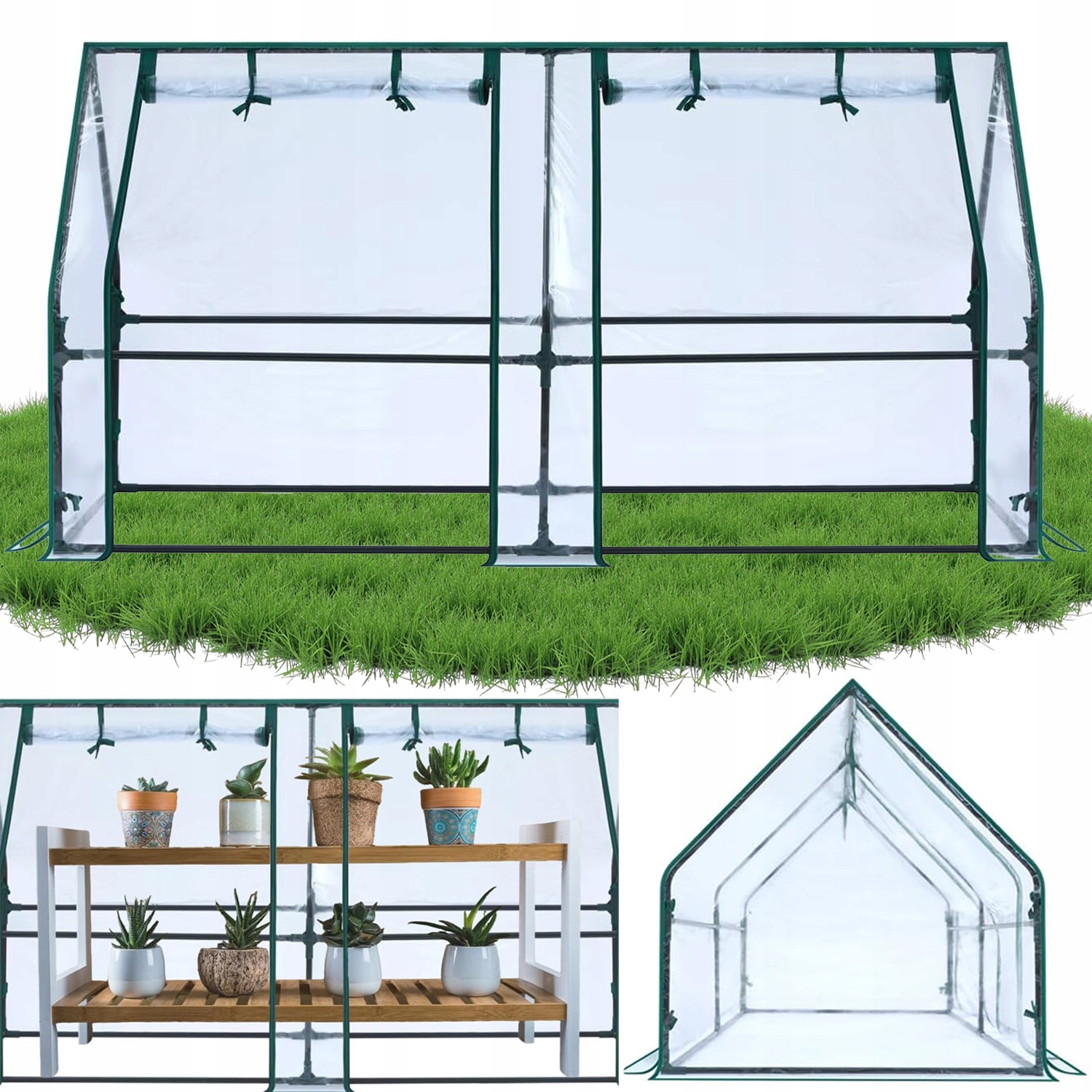 Zahradní Fóliový Balkonový Skleník, Mini Regál Na Zeleninu, Voděodolný