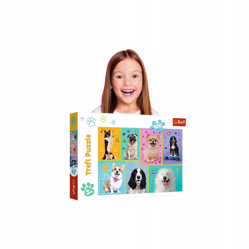 

Grube Puzzle W Świecie Piesków Trefl 100 sztuk