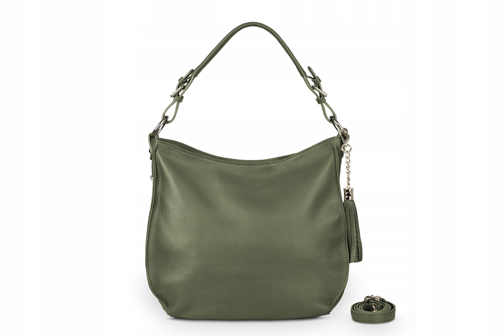 Kožená taška Vera Pelle Buba Oliva