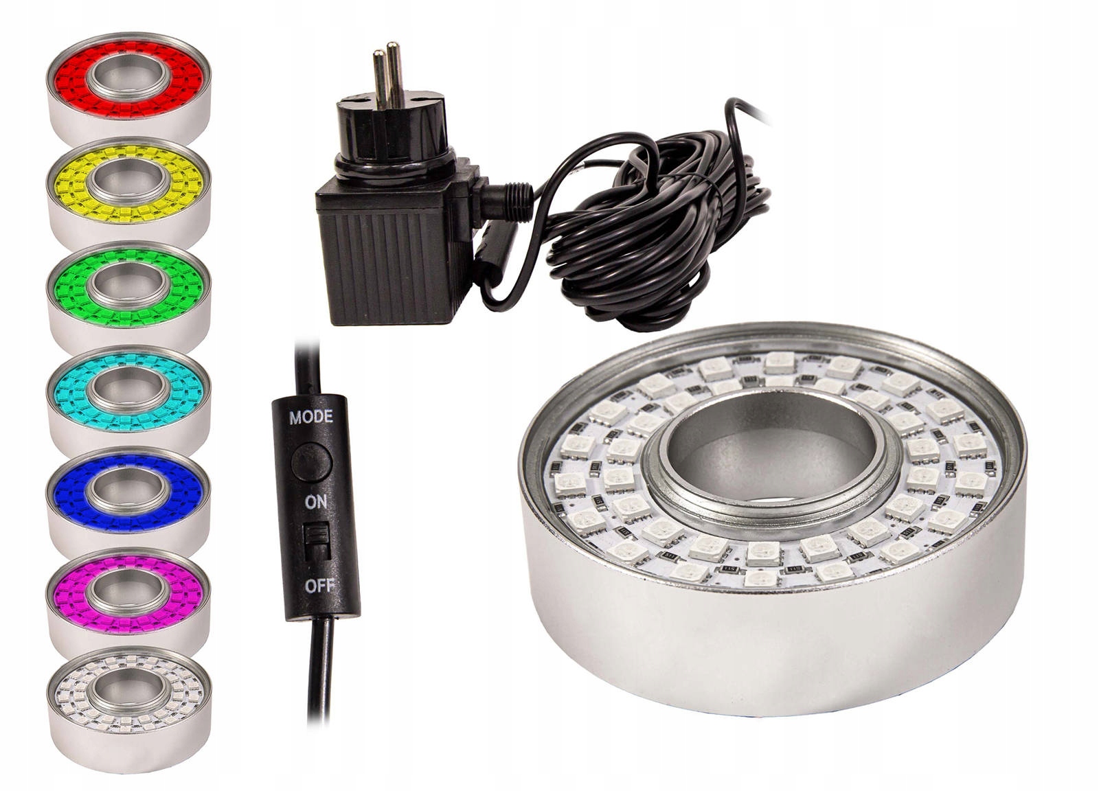 

Ring 36LED Kolorowy 4,2W Oświetlenie Fontann Oczka