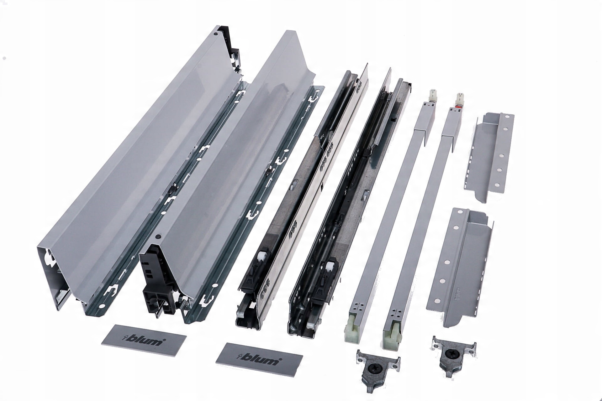 

Szuflada Tandembox Antaro 400 mm wysoka szara Blum