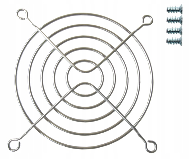 

Grill osłona wentylatora 80x80mm chromowana kratka