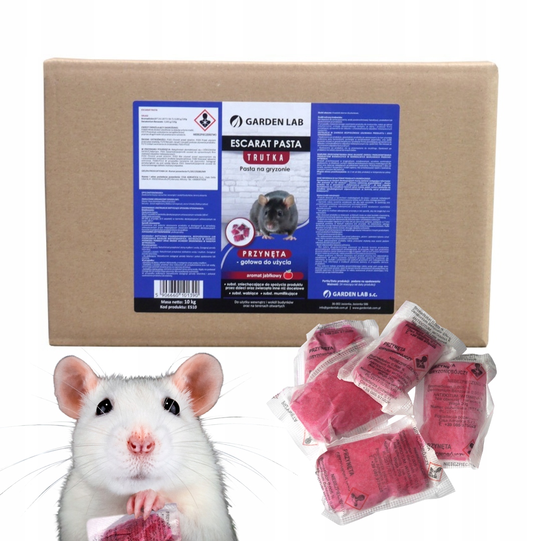 Escarat Pasta Silna Trutka Na Myszy Szczury 10 Kg