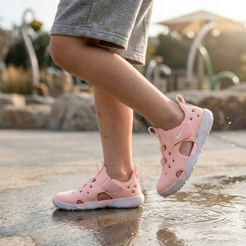 Sandałki dziecięce Nike Sunray Protect 4 buty dla dzieci sandały róż r 32