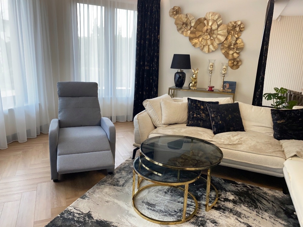 Nowoczesny Szary Fotel Rozkładany Wypoczynkowy Jednoosobowy do Salonu BOBI Kolor obicia odcienie szarości