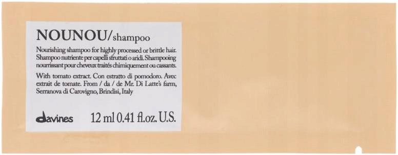 DAVINES NOUNOU SZAMPON DO WŁOSÓW ZNISZCZONYCH 12ML