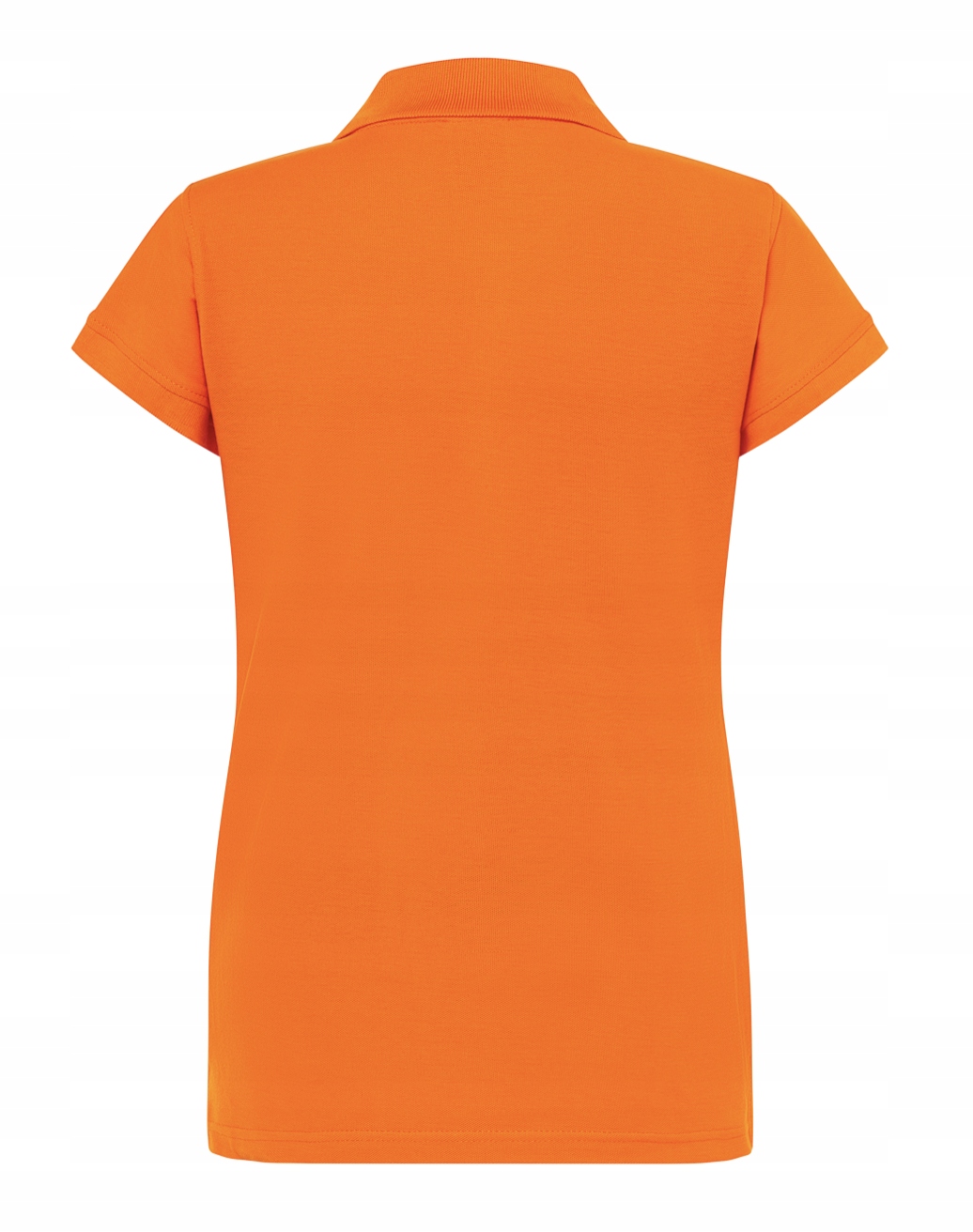 Koszulka Polo - Pomarańczowa, damska, bawełna, L Wzór dominujący bez wzoru