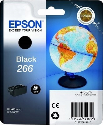 Epson Inkoust T2661 5.8 ml pro WF-100W 250 stran černý