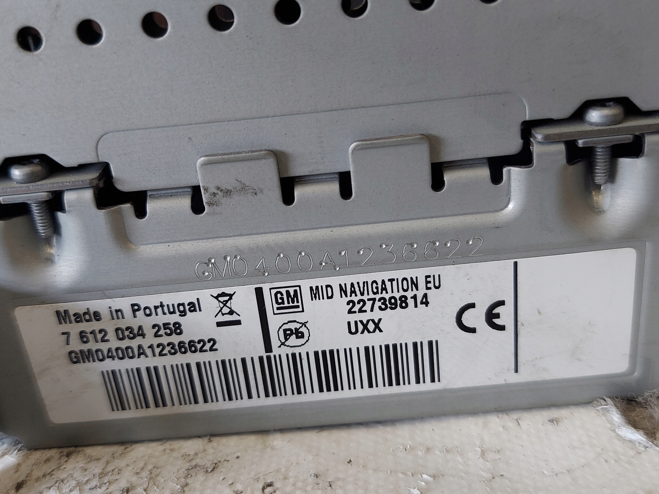 RADIO EKRAN INSIGNIA A 22739814