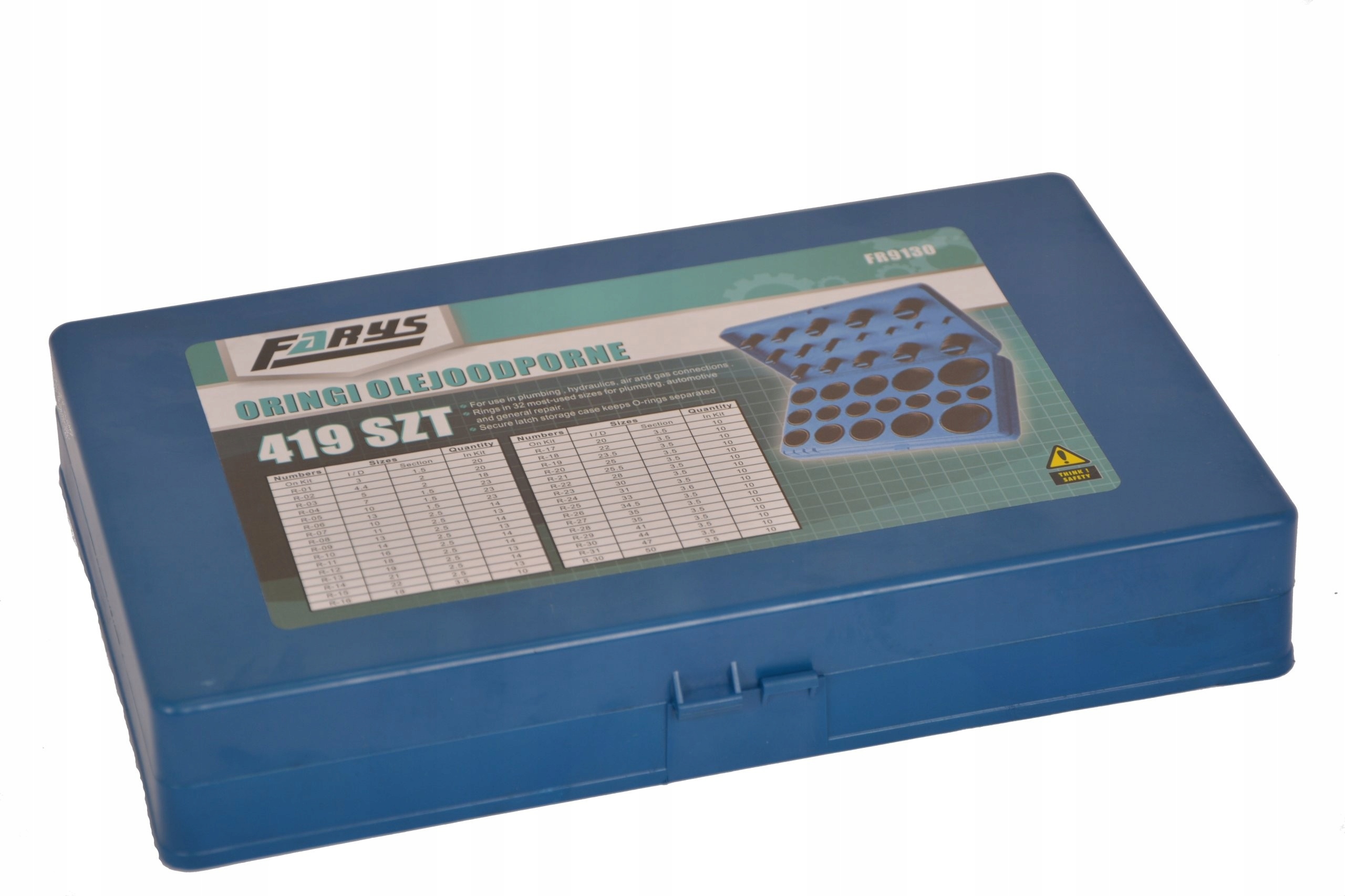 ORINGI METRYCZNE ZESTAW USZCZELEK O-RINGÓW 419szt Marka inna