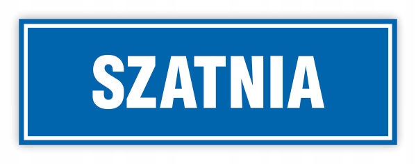 TABLICZKA NA DRZWI 30x10 SZATNIA