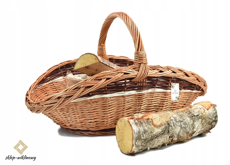 Polský krbový koš na palivové dřevo do krbu Kontejner Stojan 66 cm