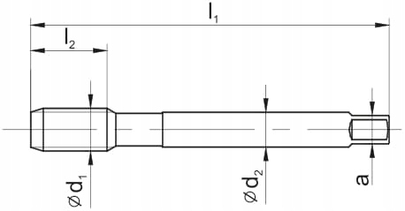 Gwintownik M8-ISO2(6H) DIN-352 HSS Marka Fanar