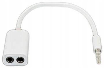

Adapter rozdzielacz Jack 4PIN - 2x Jack 3PIN 3.5mm