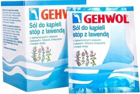 Gehwol Sól lawendowa do kąpieli stóp 10x20g