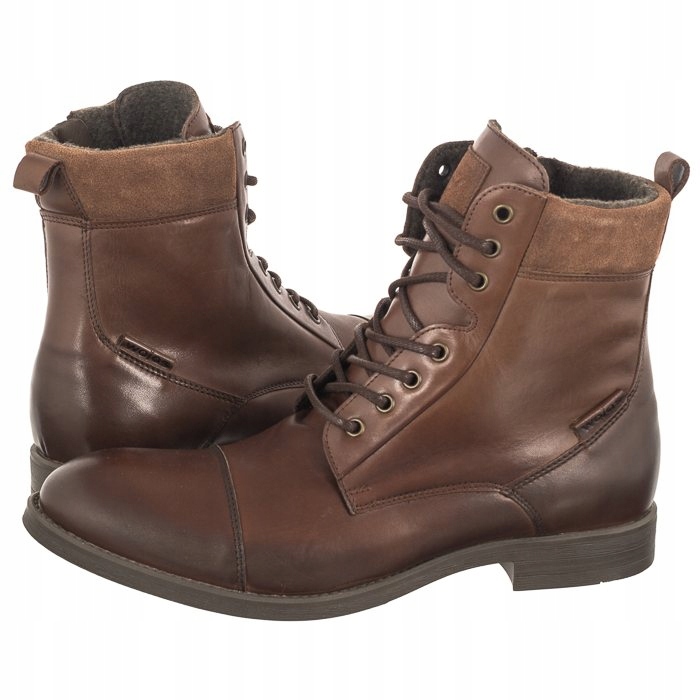 Zimní boty Pánská obuv Kotníkové Boty Kotníkové Boty Wojas Hnědé 8224-52
