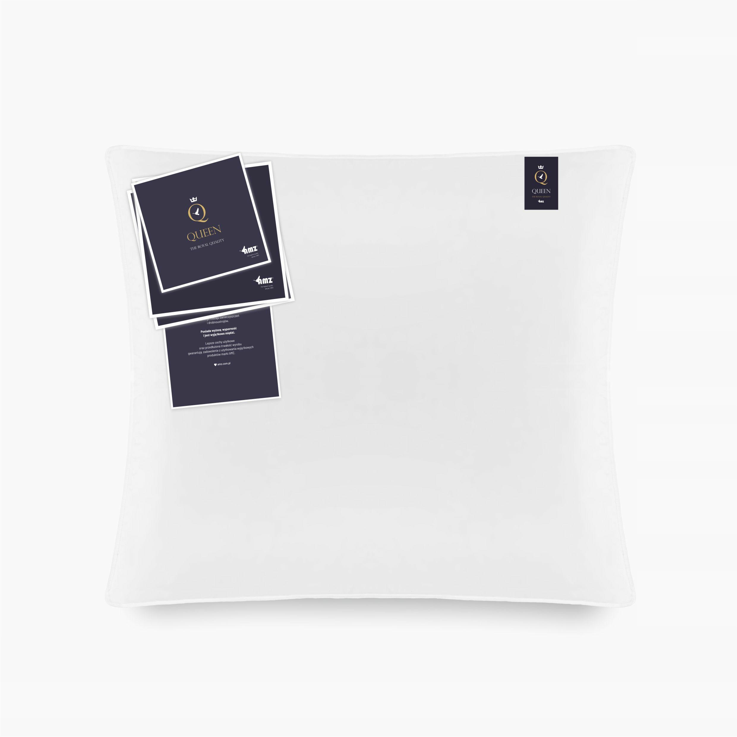 Poduszka puchowa 100% puch 40x60 Queen 280g biała