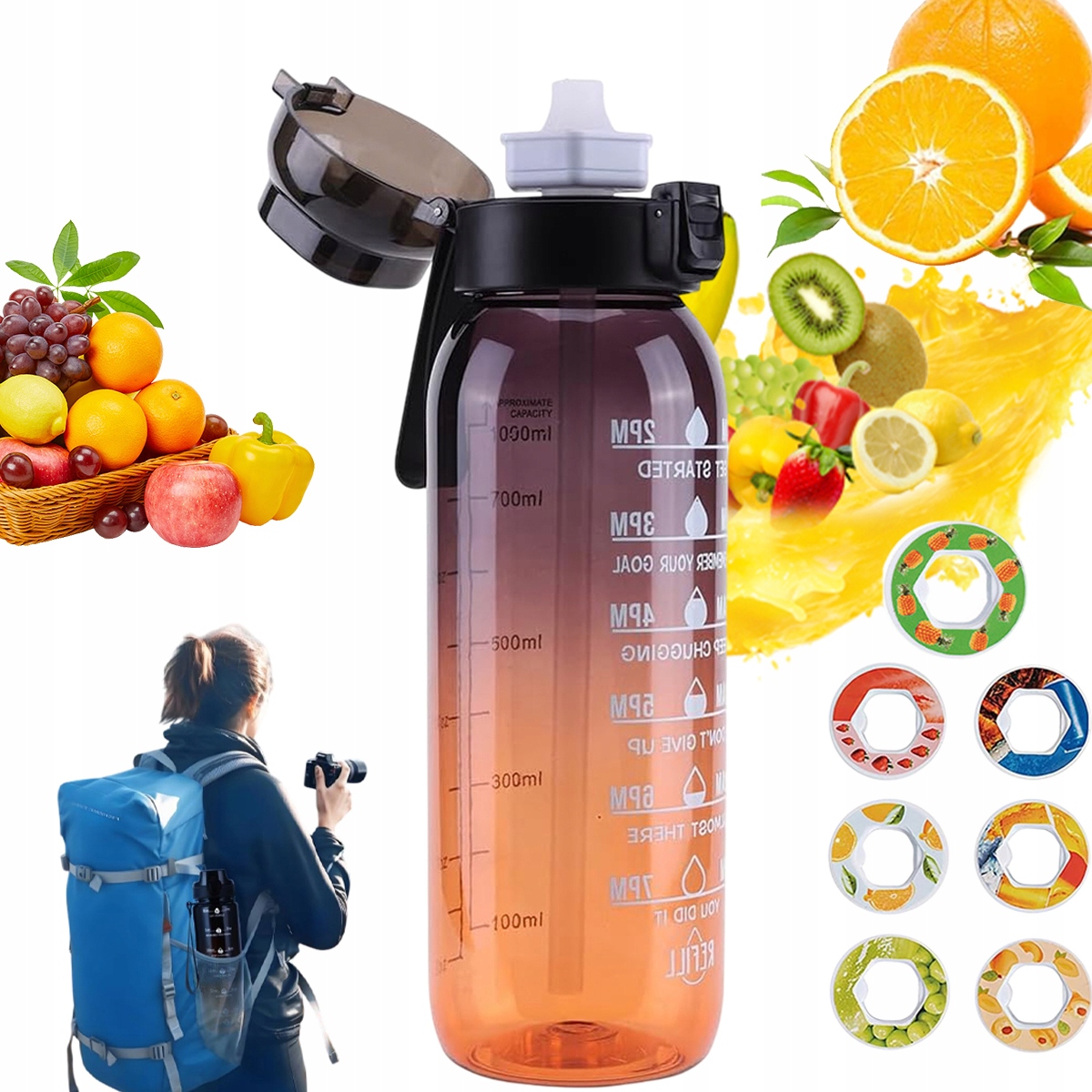 Lahev Na Pití S Vonnými Kapslemi – Nulový Cukr A Kalorie