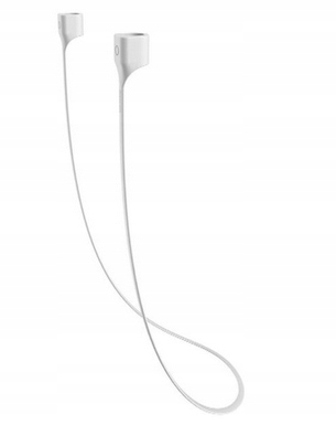 Linka Magnetyczna Pasek Szyje do Airpods Freebuds white biała