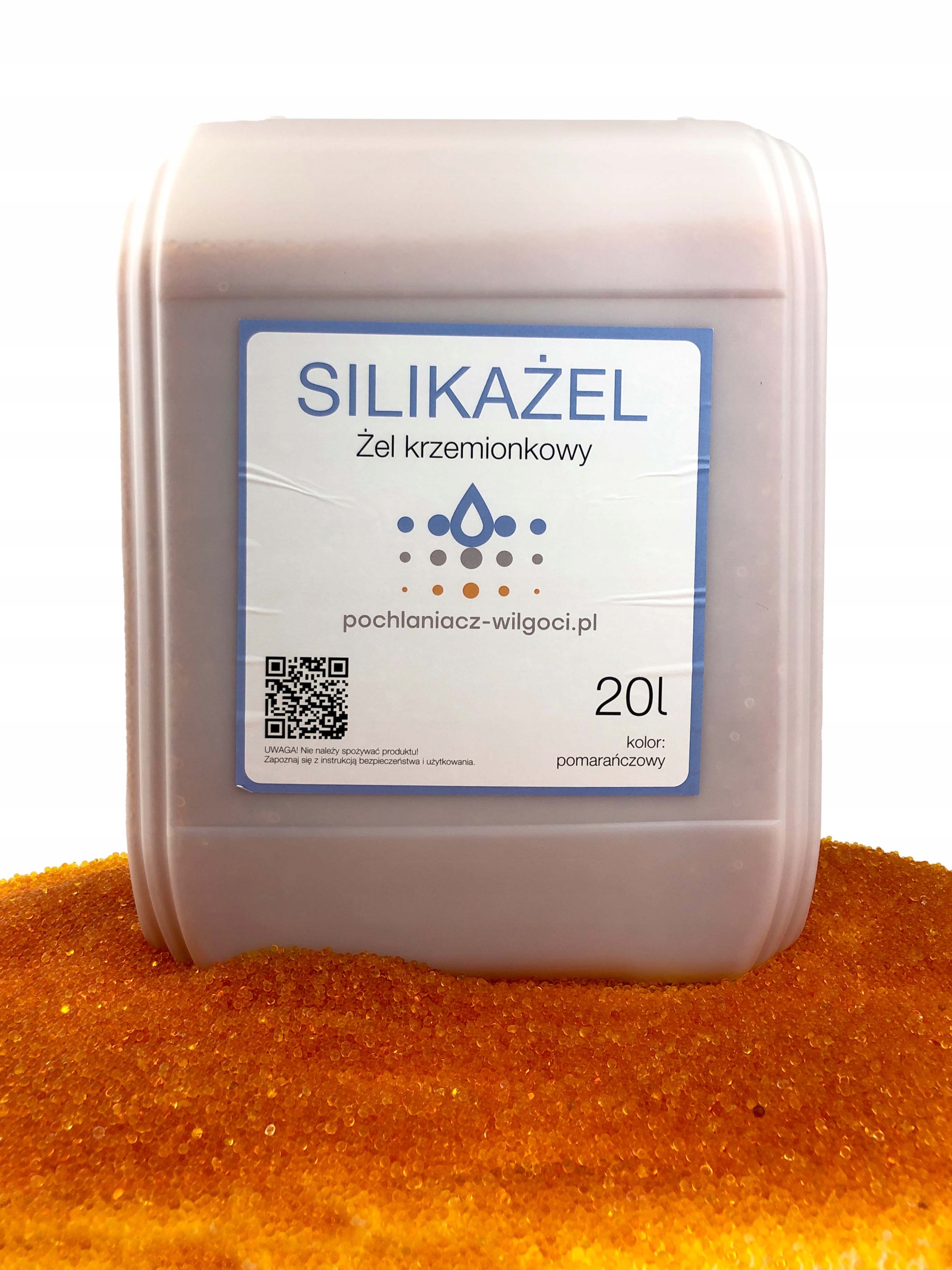 

Żel krzemionkowy silica gel pomarańczowy 20l