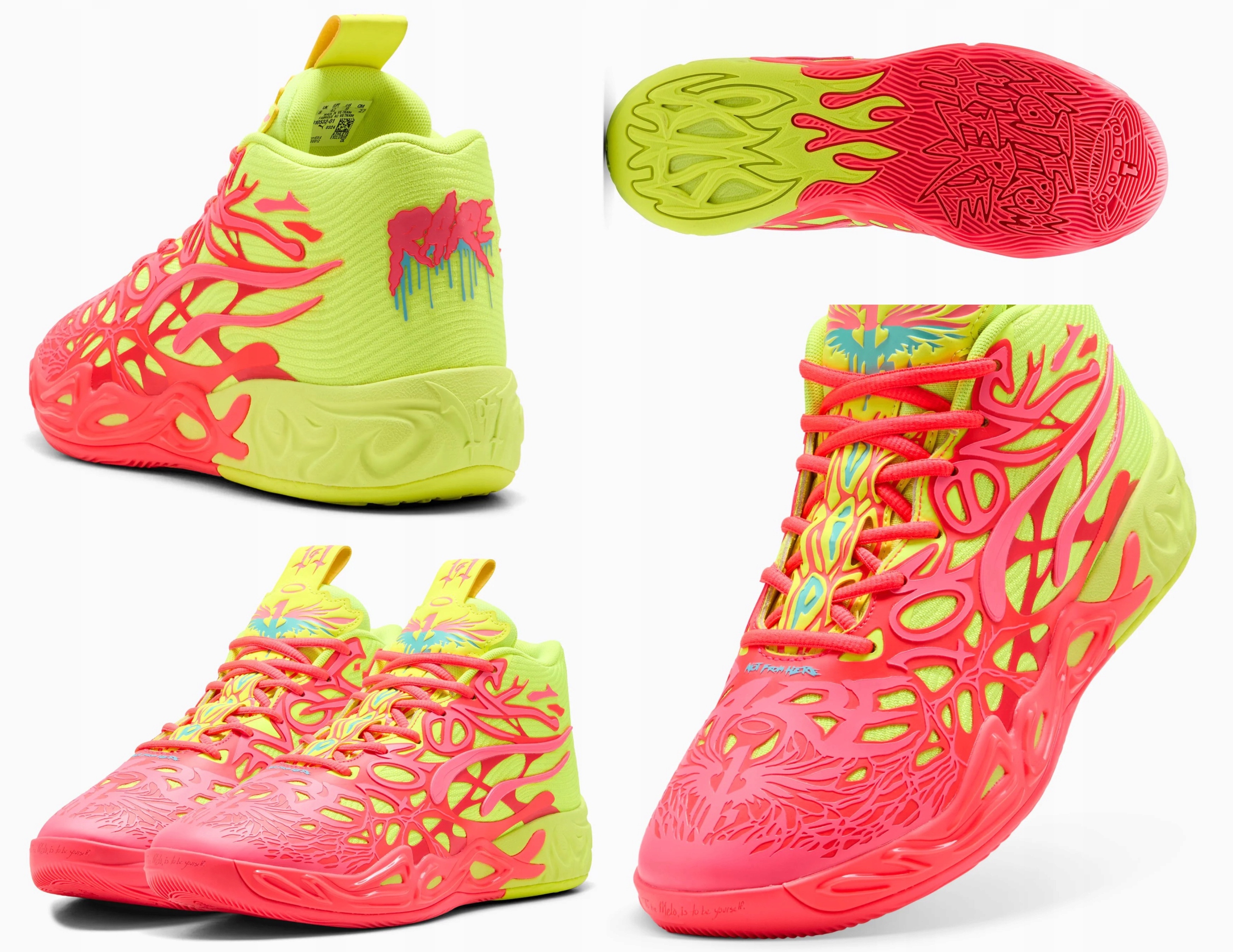 Puma x LaMelo MB.04 buty sportowe do koszykówki sneakersy codzienne 42