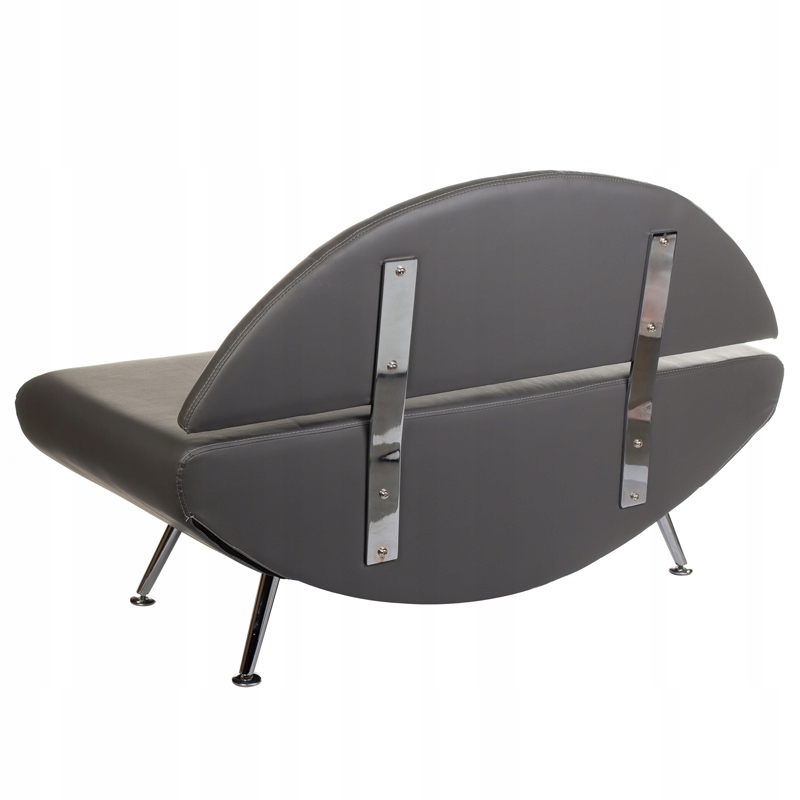 Kanapa do poczekalni Carini BD-6710 SZARA Głębokość mebla 52 cm