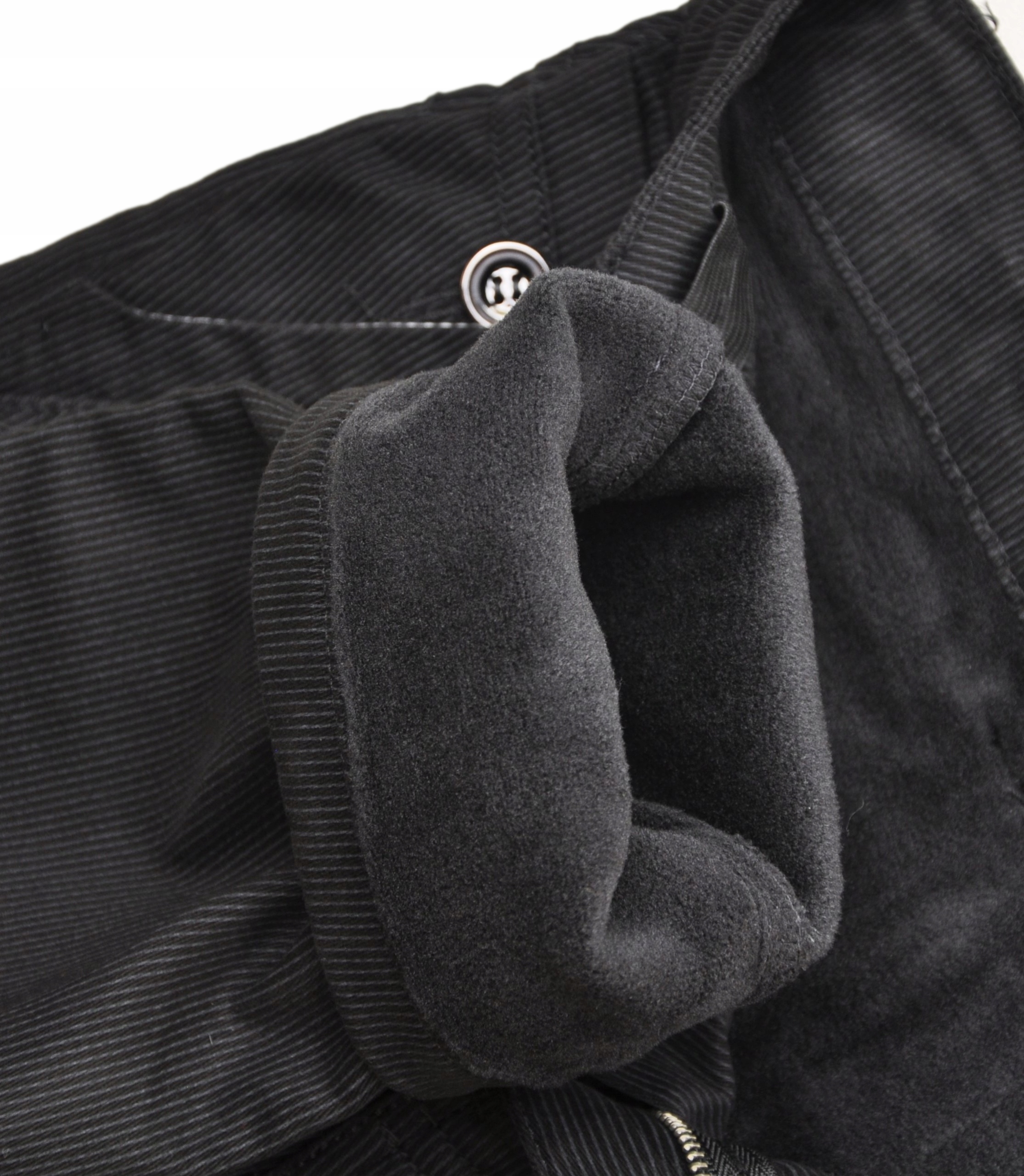 CARINO Spodnie chinosy OCIEPLANE polarem czarne (116 128 134 140 146) r 122 Marka Inna marka