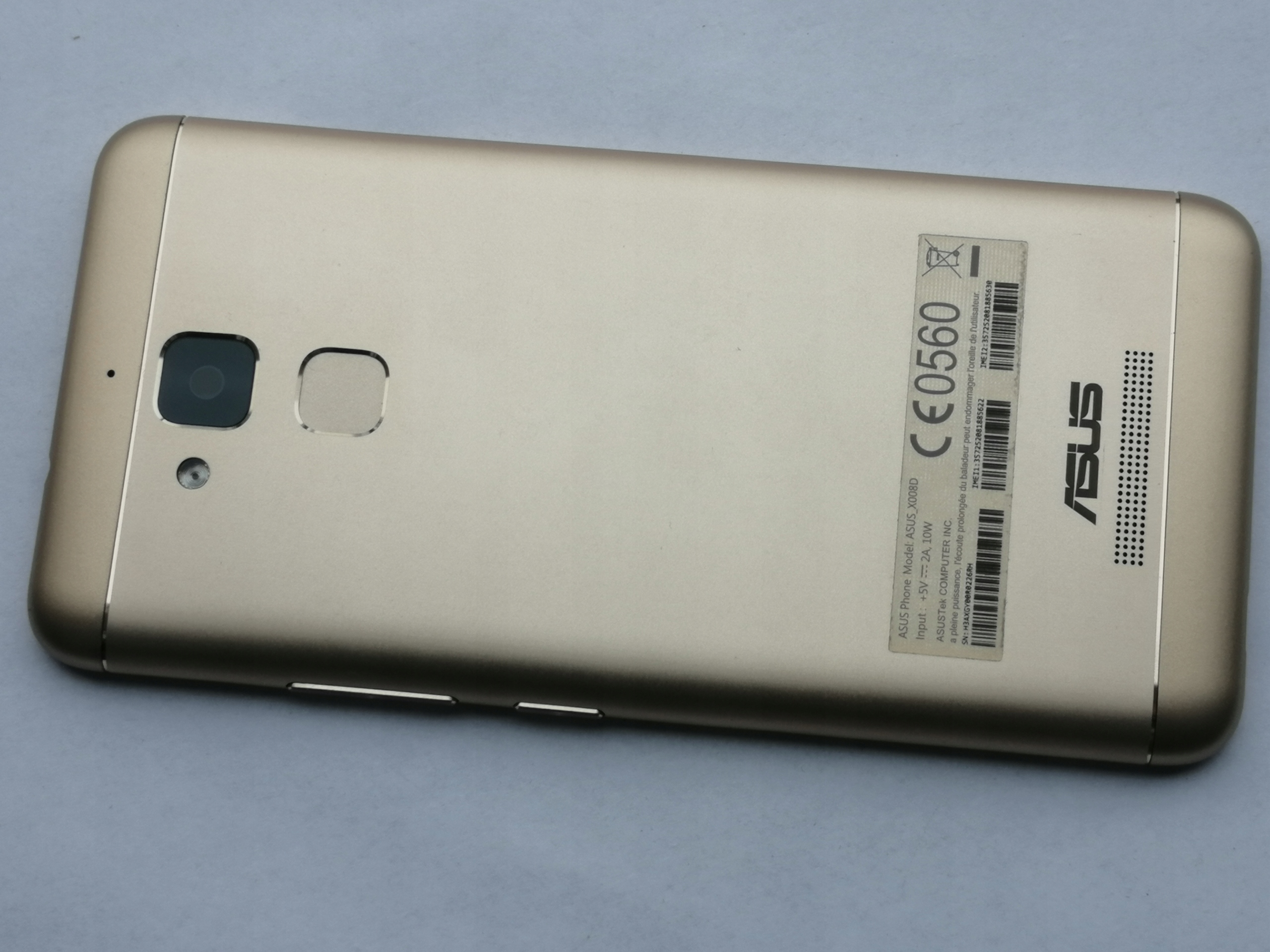 ASUS Zenfone Max 3 ZC520TL klapka + czytnik linii