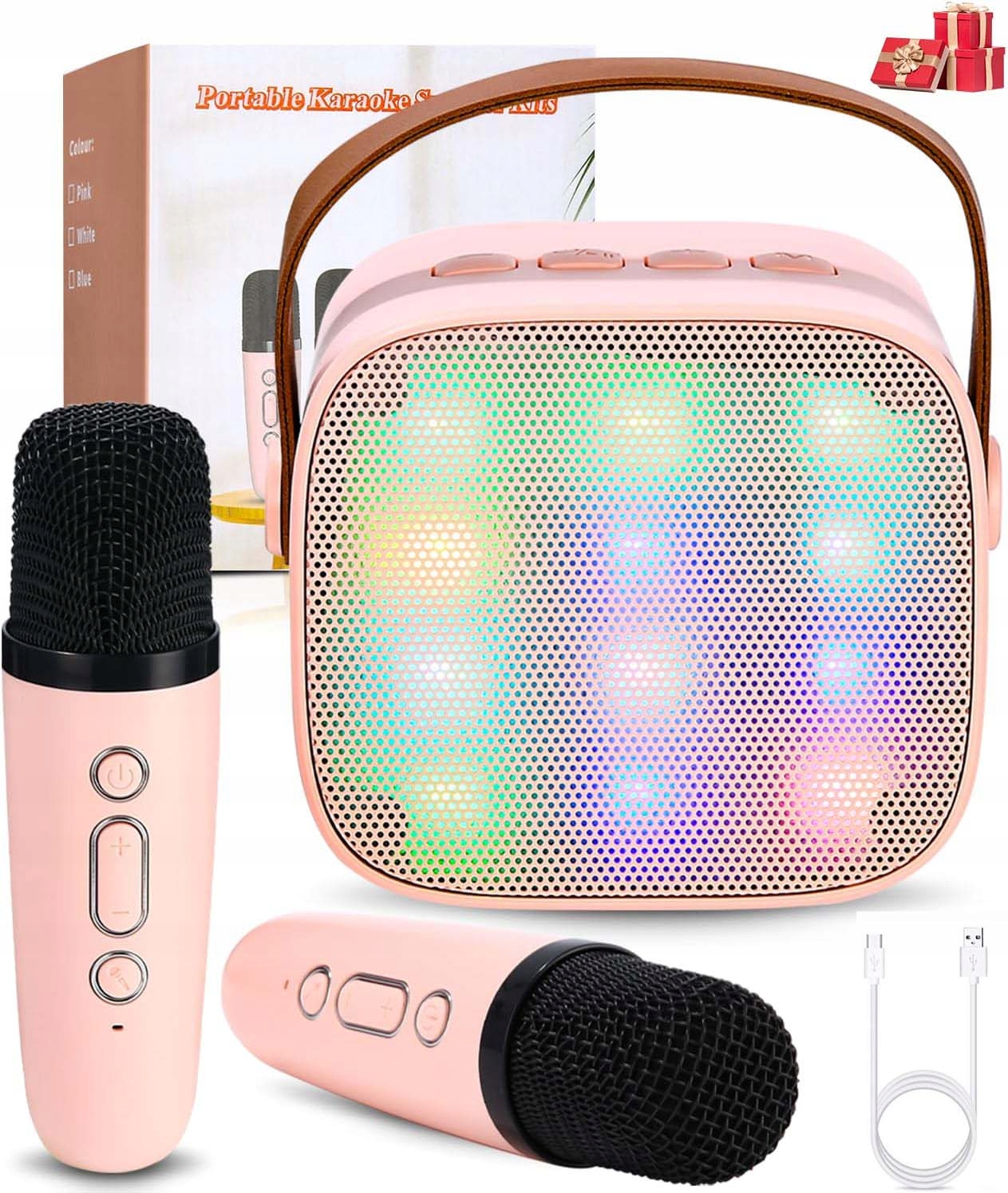 Wowstar Karaoke Zestaw Dla Dzieci Z Mikrofonami Bluetooth Głośnik — miniatura 14