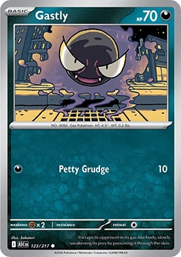 Ascended Heroes 123/217 Gastly