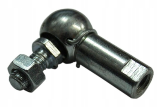 PRZEGUB KULOWY GAZU M5 Z NAKRĘTKĄ OCYNKOWANY